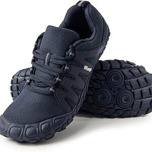 Weweya Black 45= Sz 11 Barefoot Men Minimalist Running Cross Training Shoe